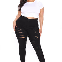 Tall Tris Skinny Jeans - Black