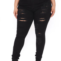 Tall Tris Skinny Jeans - Black