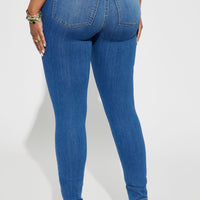 Move Ahead High Stretch Curvy Skinny Jean - Medium Wash