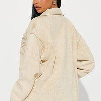 A Clean Break Denim Jacket - Khaki