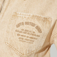 A Clean Break Denim Jacket - Khaki