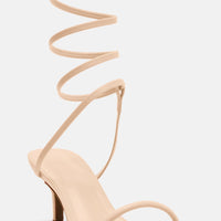 All Time Fav Wrap Up Heels - Nude