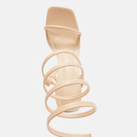 All Time Fav Wrap Up Heels - Nude