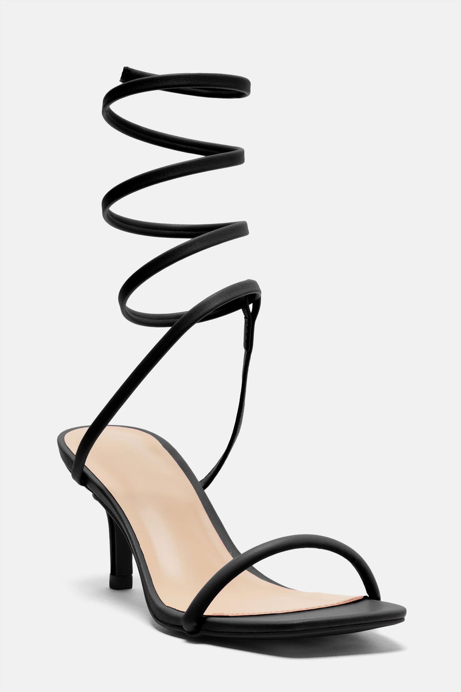All Time Fav Wrap Up Heels - Black
