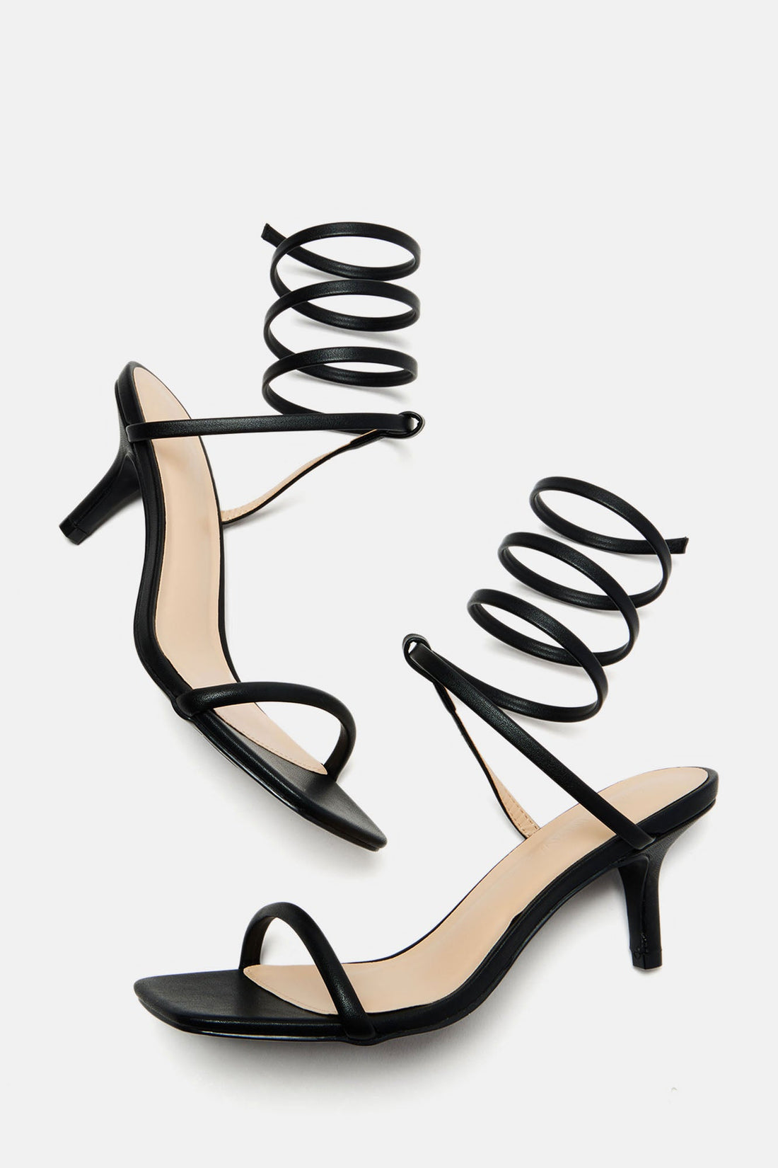All Time Fav Wrap Up Heels - Black