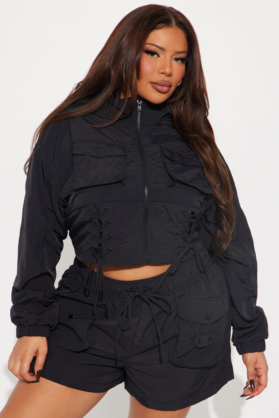 Best In The Game Windbreaker Jacket - Black