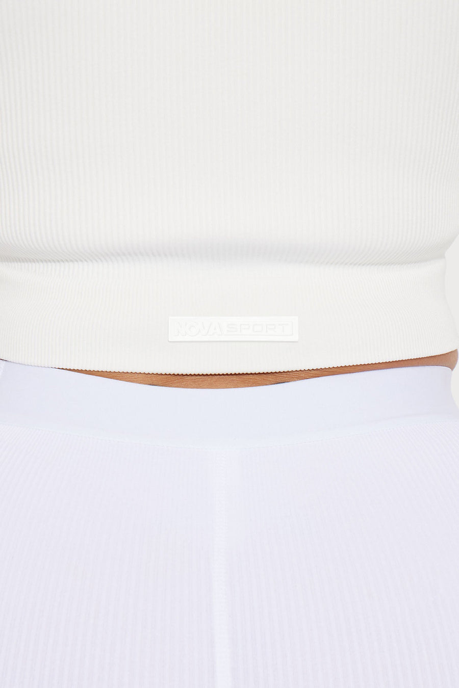Effortless Ribbed Jacket - White