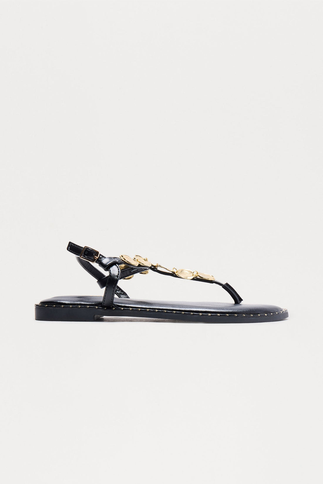 Bermuda Hardware Sandals - Black