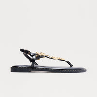 Bermuda Hardware Sandals - Black