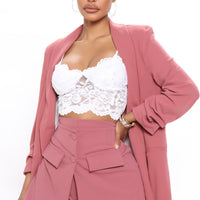 The Celine Blazer - Mauve