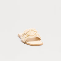 Aries Crochet Sandals - Beige