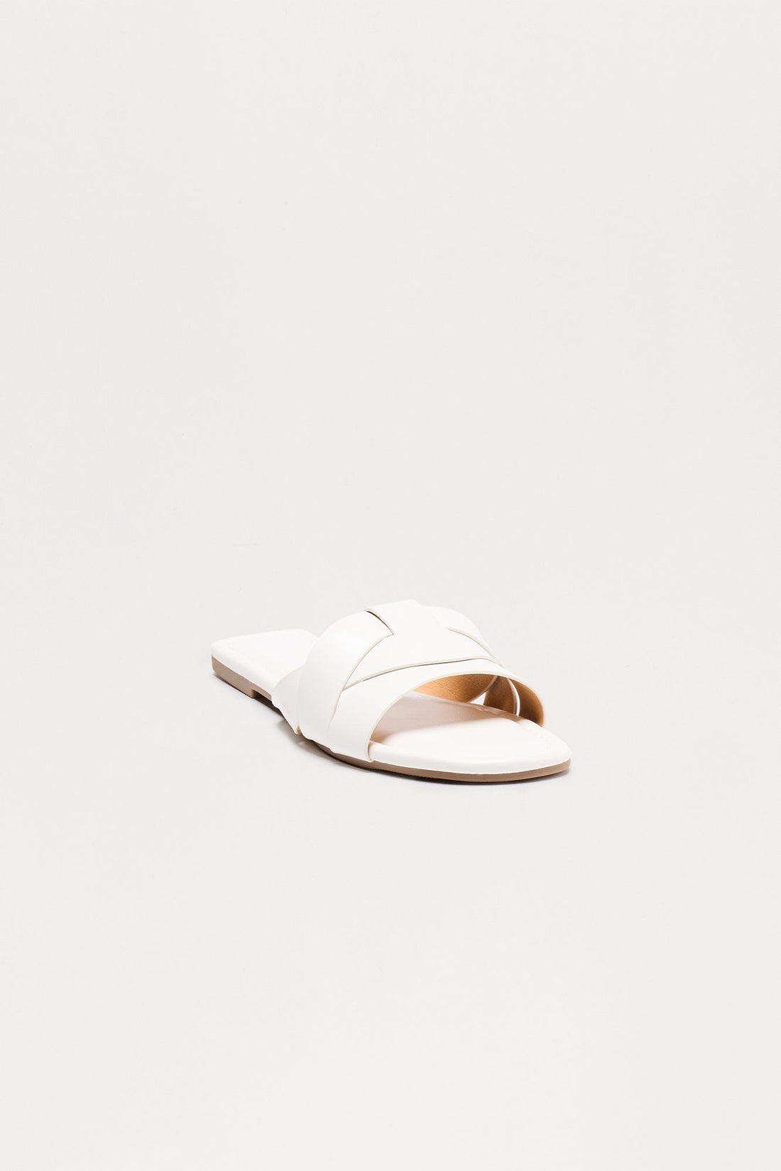 Antonia Slip On Sandals - White