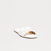 Antonia Slip On Sandals - White