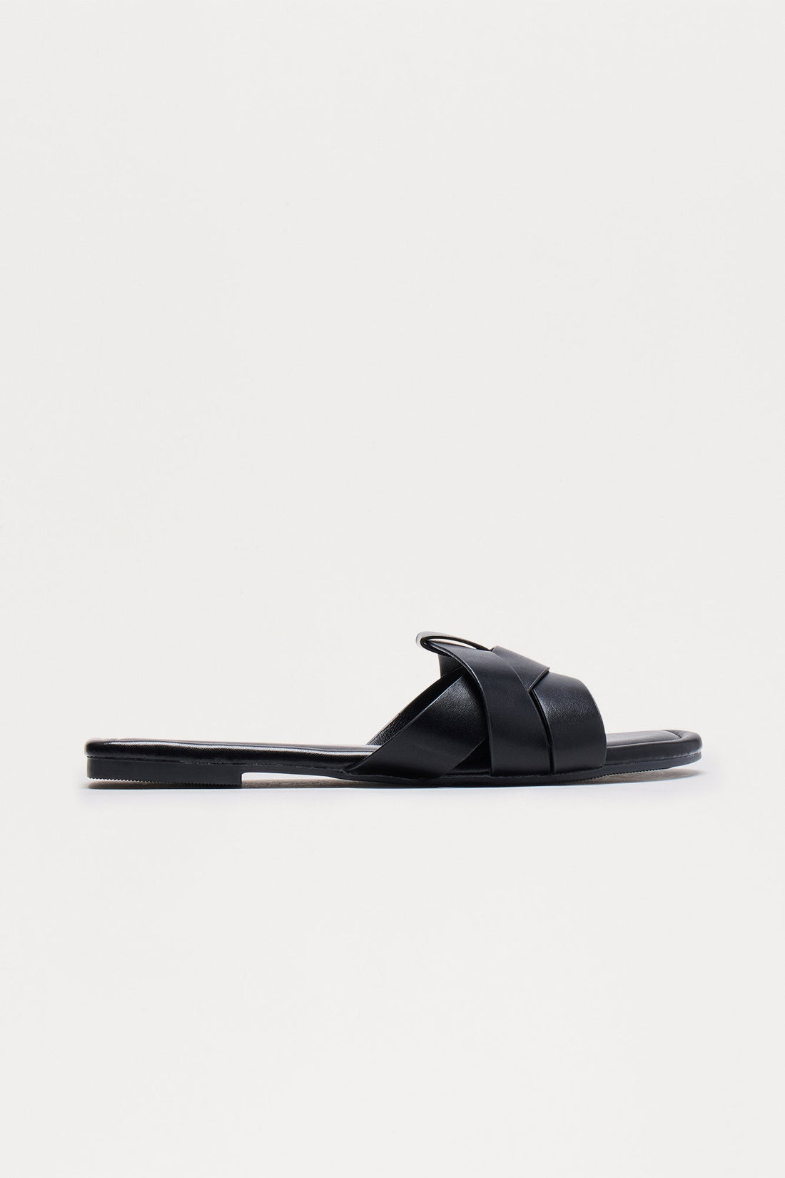 Antonia Slip On Sandals - Black