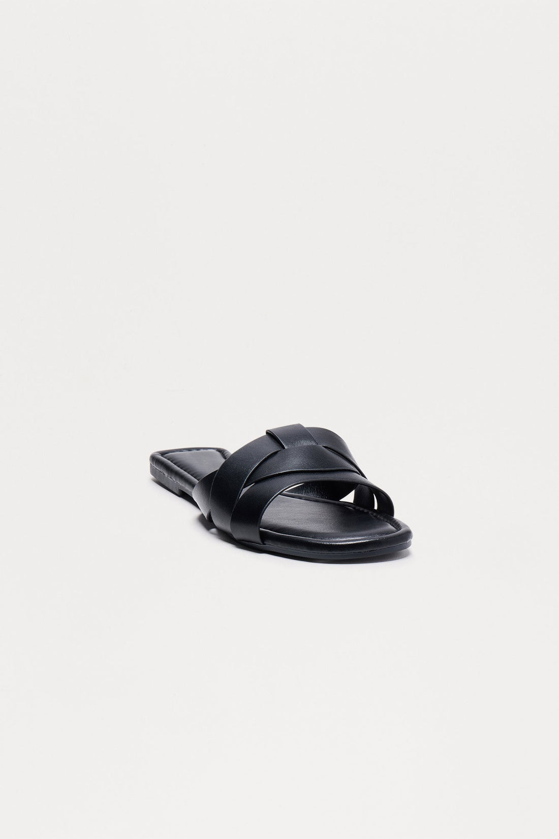 Antonia Slip On Sandals - Black