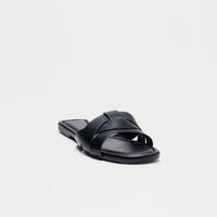 Antonia Slip On Sandals - Black