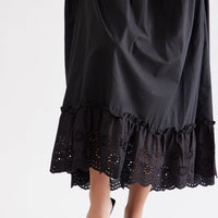 Antonia Slip On Sandals - Black