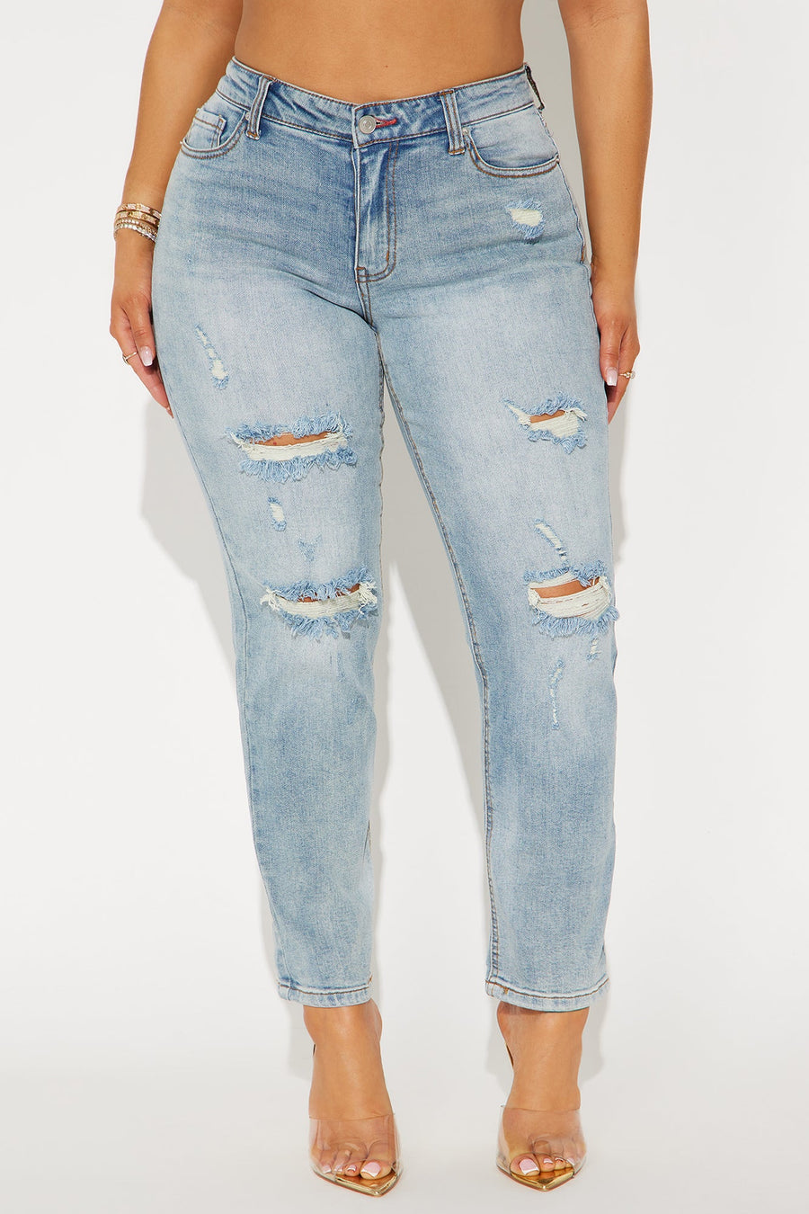 Gerrit Boyfriend Jeans - Medium Blue Wash