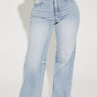 Tough Love Stretch Straight Leg Jean - Light Wash