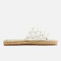 Ari Jute Sandals - White