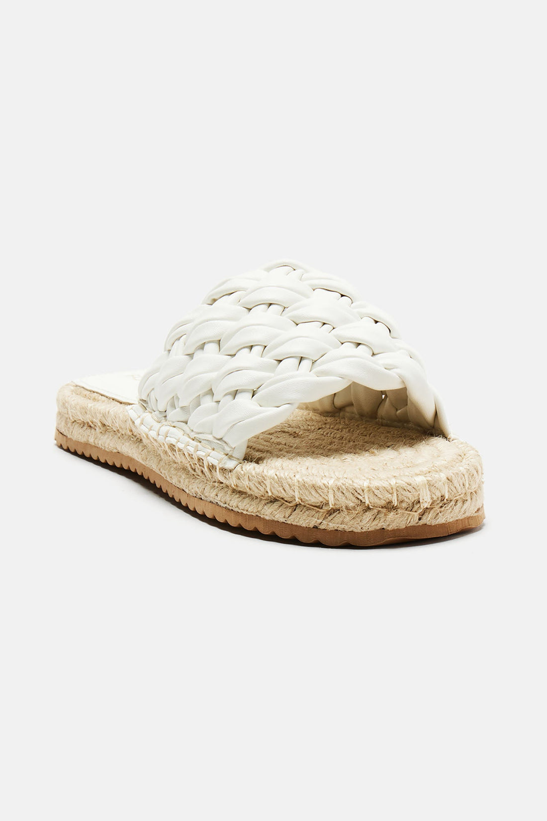 Ari Jute Sandals - White