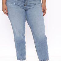 Very Special High Rise Mom Jeans - Medium Wash