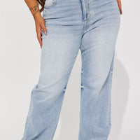 Tough Love Stretch Straight Leg Jean - Light Wash