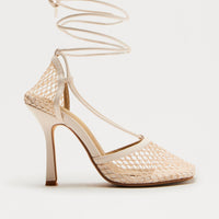 Always Remember Me Mesh Pumps - Off White