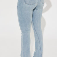 She Stands Out Tummy Control Bootcut Jeans - Medium Wash