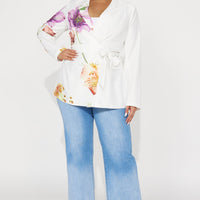 Brunch At Noon Blazer - White/combo