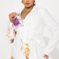 Brunch At Noon Blazer - White/combo