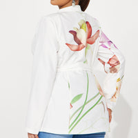 Brunch At Noon Blazer - White/combo
