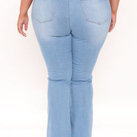 Jodie High Rise Flare Jeans - Light Blue Wash
