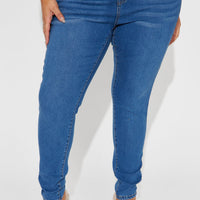 Amara High Rise Stretch Skinny Jeans - Medium Wash