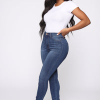 Emma Super Stretch High Rise Skinny Jean - Medium Wash