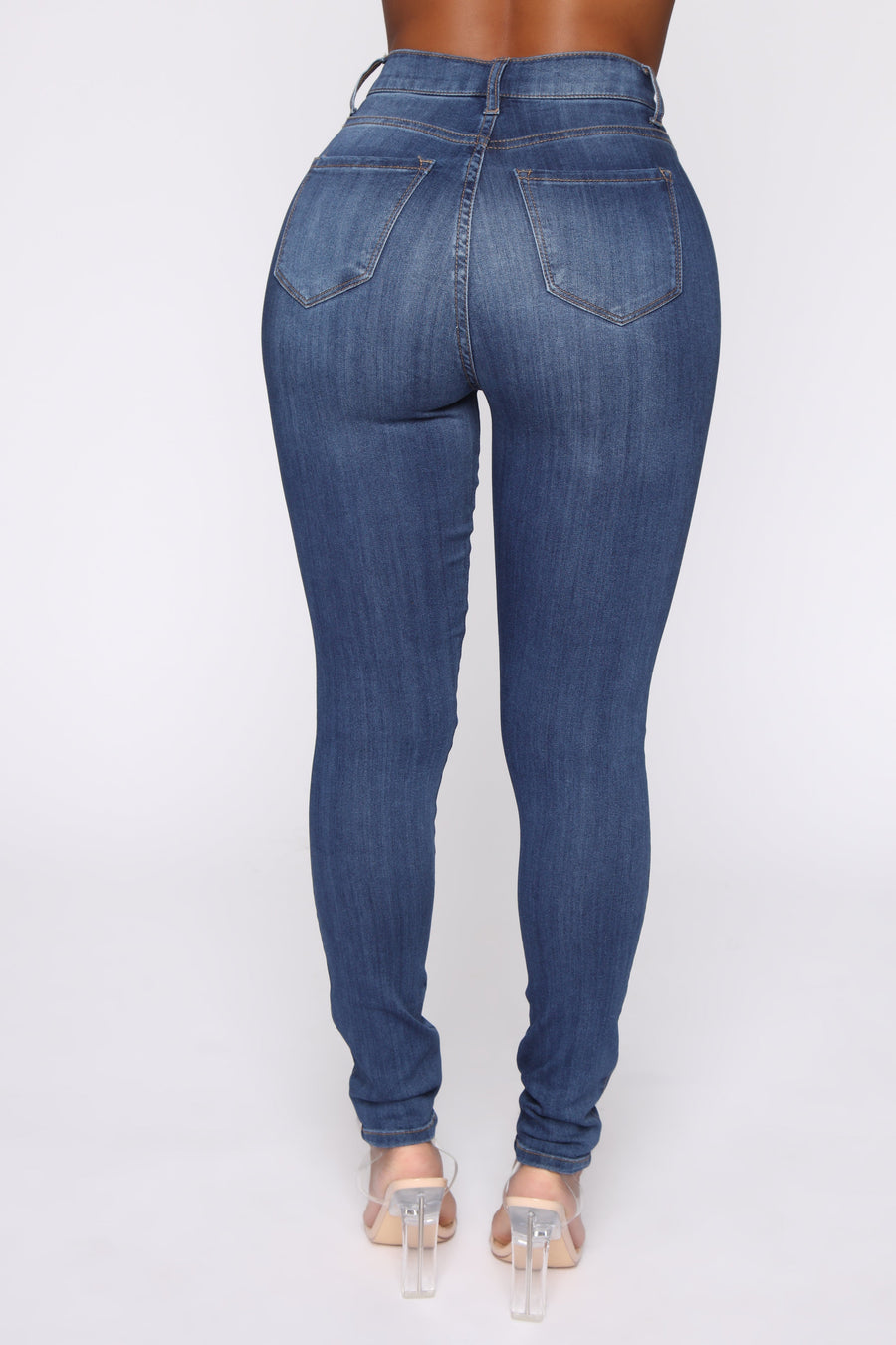 Emma Super Stretch High Rise Skinny Jean - Medium Wash