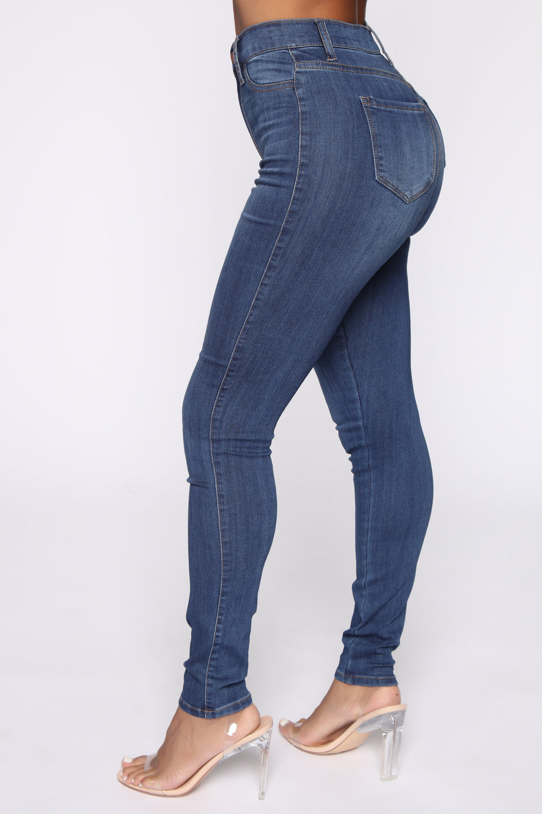 Emma Super Stretch High Rise Skinny Jean - Medium Wash