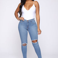 Well Played Jeans - Medium Blue Wash