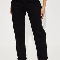 I Got It From My Mama Jeans - Black