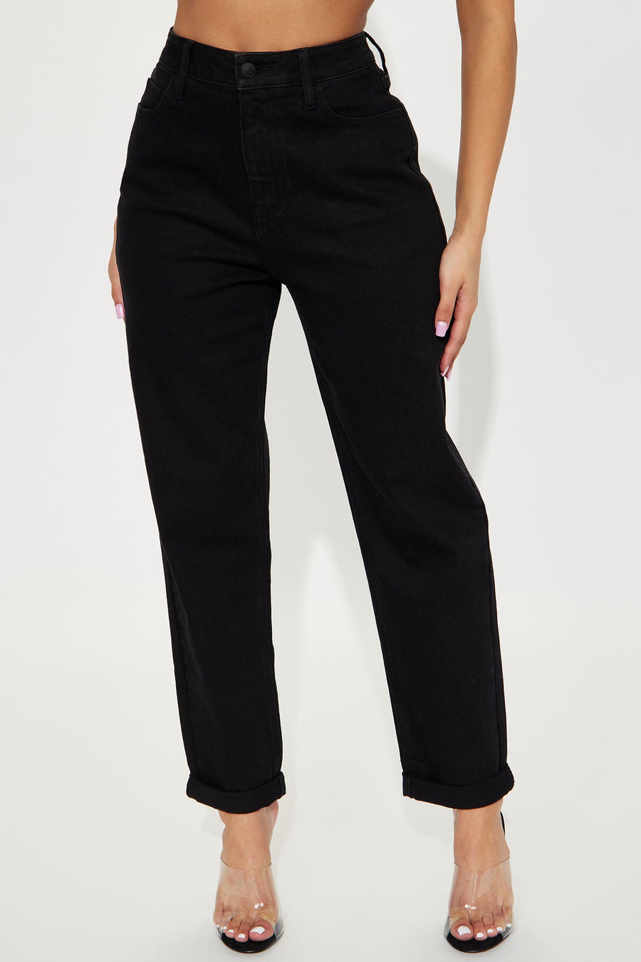 I Got It From My Mama Jeans - Black