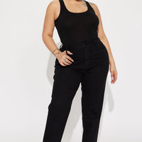 I Got It From My Mama Jeans - Black