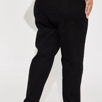 I Got It From My Mama Jeans - Black