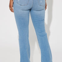 All Yours Curvy Stretch Bootcut Jean - Light Wash