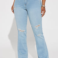Got It Like That Curvy Stretch Bootcut Jean - Medium Wash