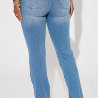 Houston Curvy Stretch Bootcut Jean - Medium Wash
