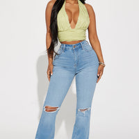 All Yours Curvy Stretch Bootcut Jean - Light Wash
