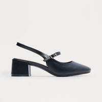 Bina Mary Jane Slingback Pumps - Black