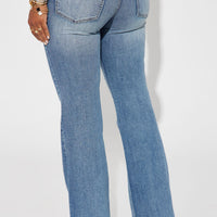 Can't Compete Low Rise Stretch Bootcut Jean - Medium Wash