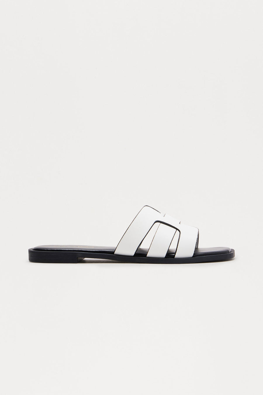 Belize Slip On Sandals - White