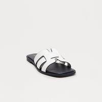 Belize Slip On Sandals - White